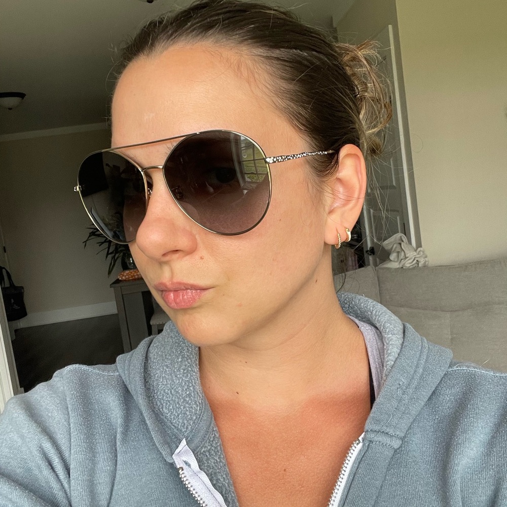 NWOT GIVENCHY oval oversized aviators - Picture 5 of 10